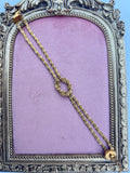 Gold Twisted Knot Choker Necklace