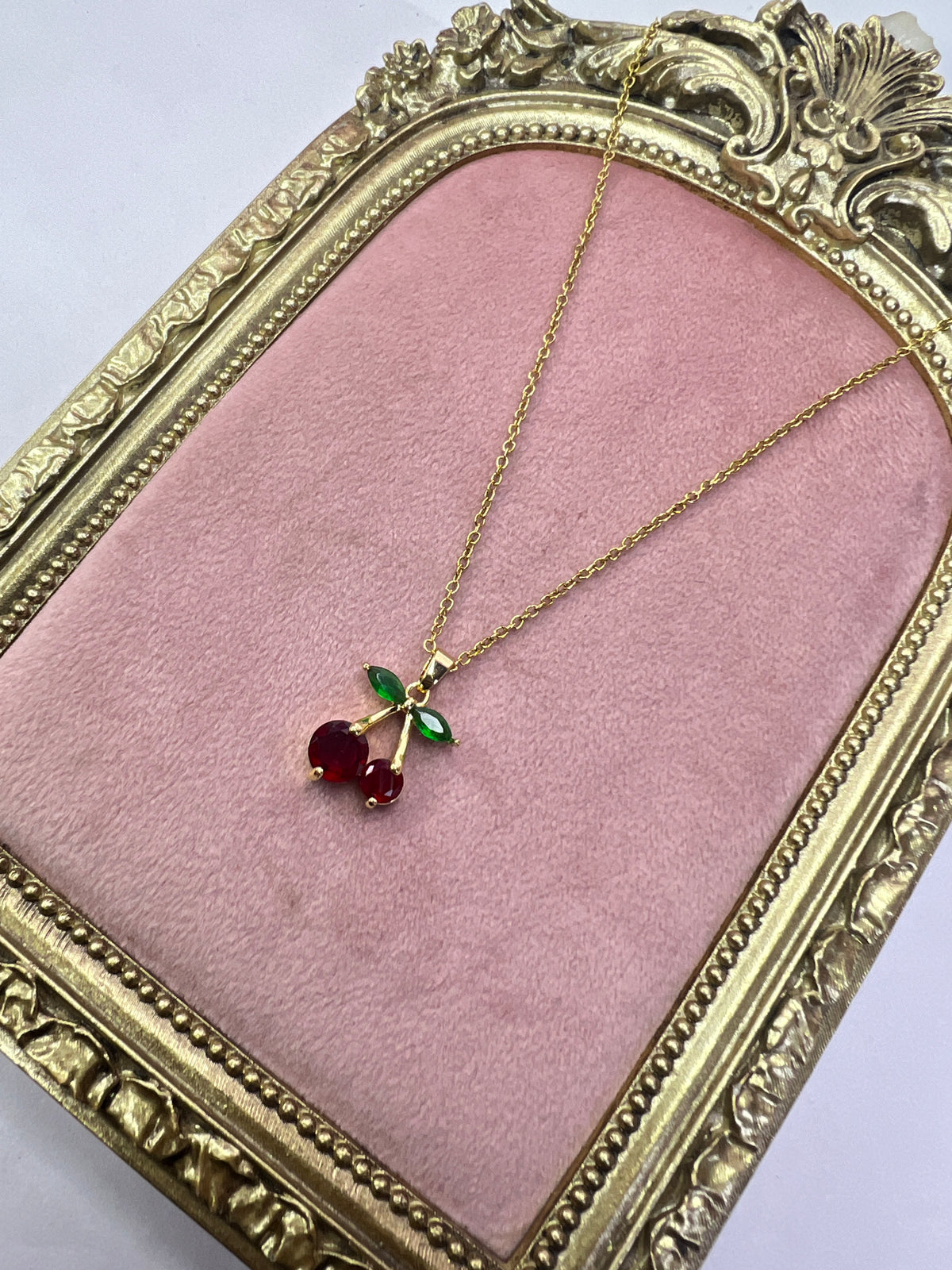 Cherry Pendant Necklace