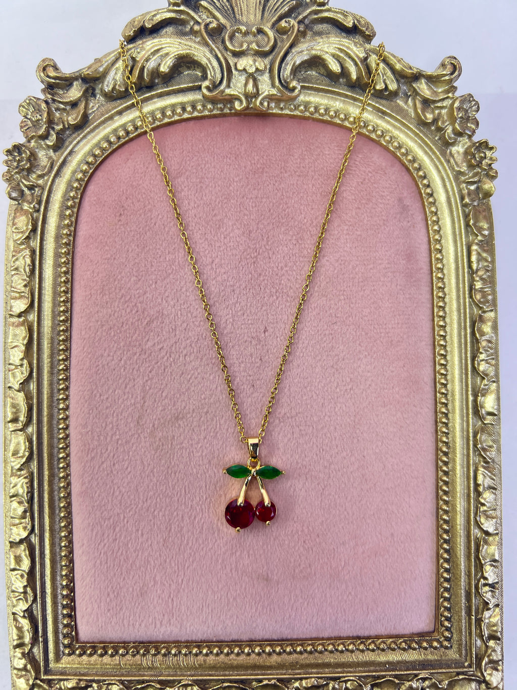 Cherry Pendant Necklace