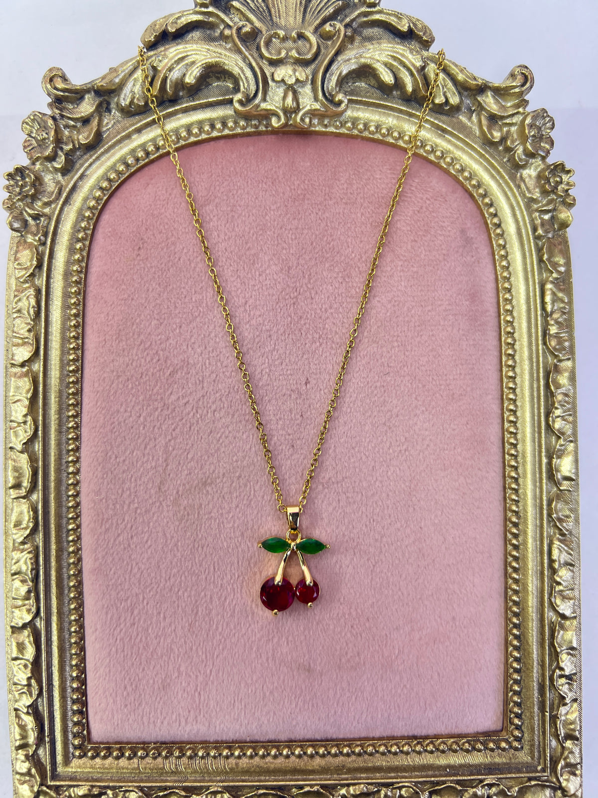 Cherry Pendant Necklace