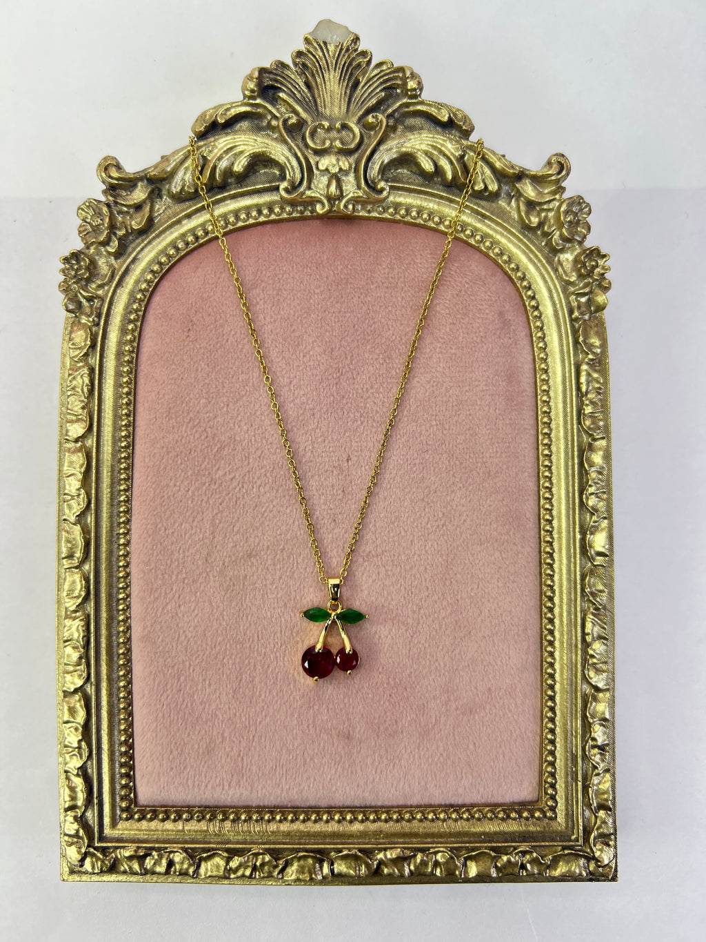 Cherry Pendant Necklace