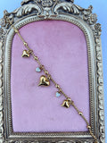 Gold Puffed Heart Bracelet