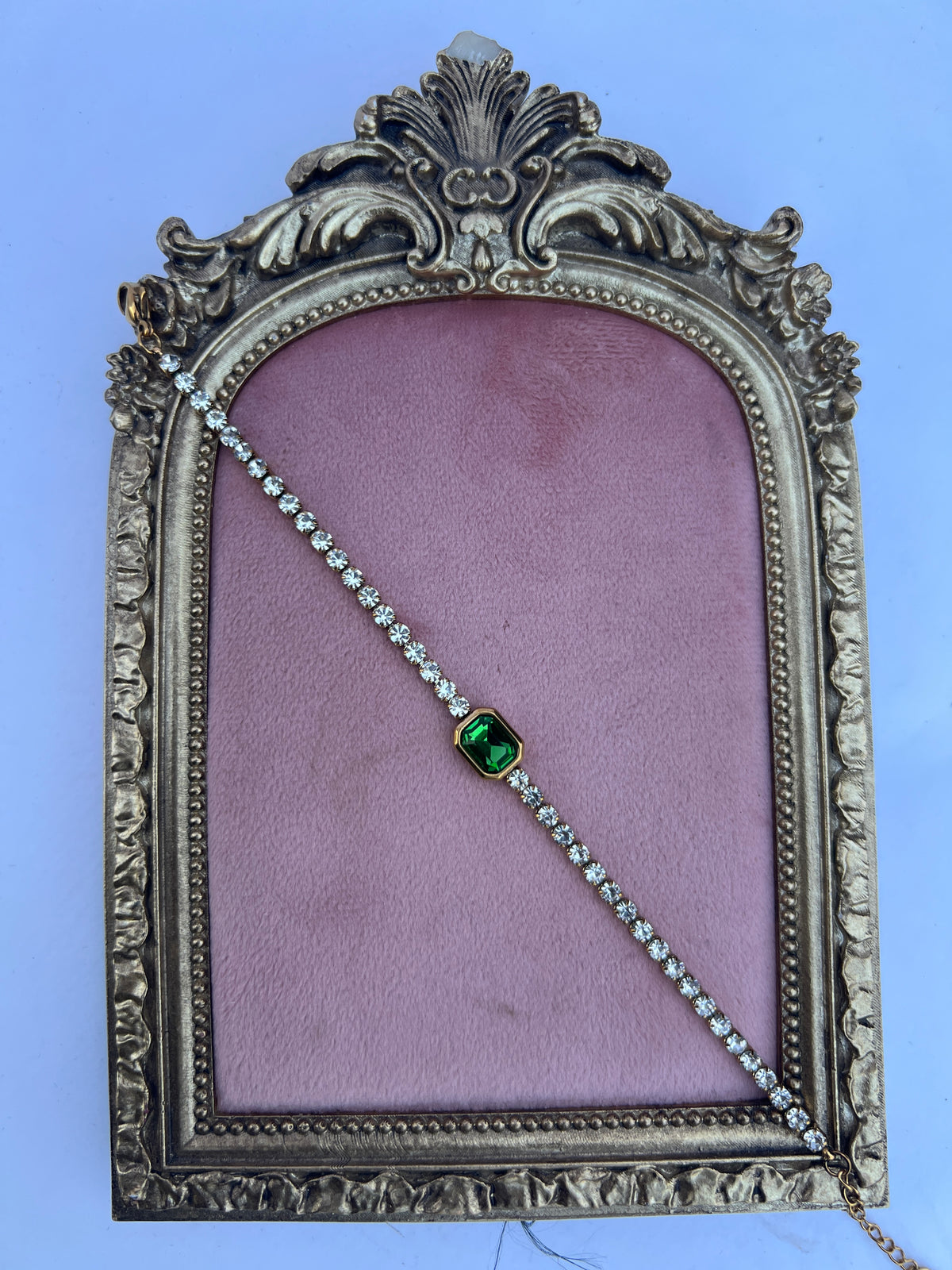 Emerald Gem Tennis Bracelet