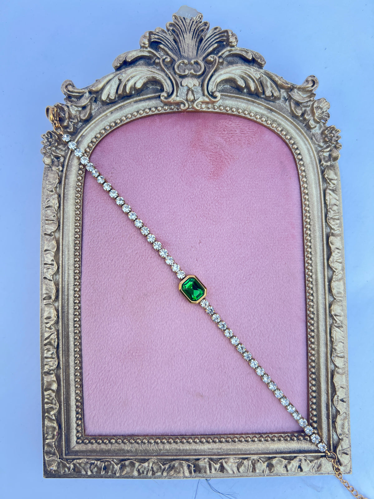 Emerald Gem Tennis Bracelet