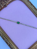 Emerald Gem Tennis Bracelet