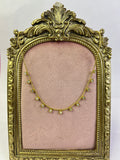 Gold Crystal Drop Necklace